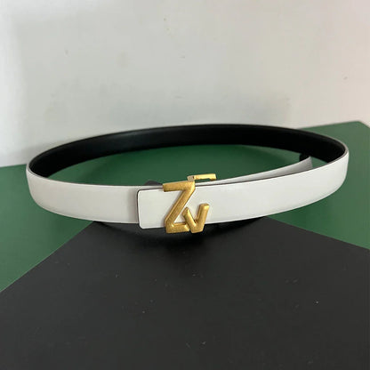 Smalle riem in lakleer voor chique look