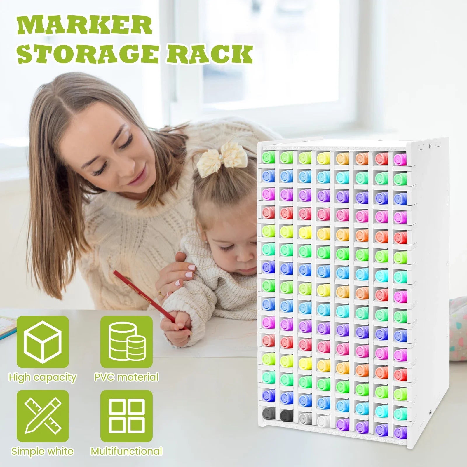 Multifunctionele bureau organizer met telefoonstandaard