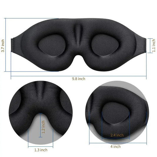 Zijden slaapmasker voor luxe gevoel