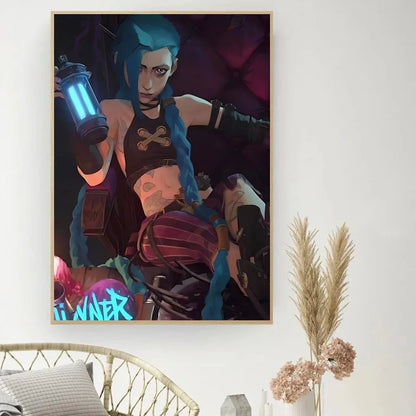 Grafische posters in zwart-wit stijl