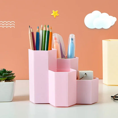 Compacte desk organizer past op ieder bureau