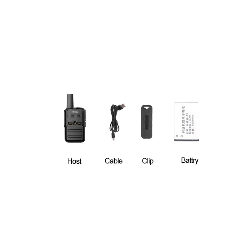 Walkie talkie professioneel met oplaadstation