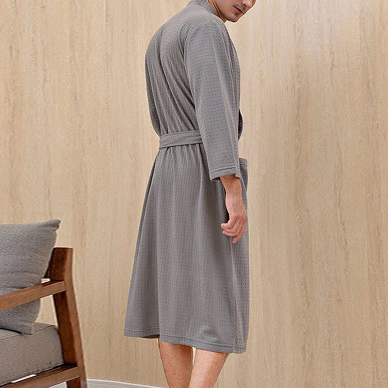 Dames ochtendjas met kraag – Klassiek en comfortabel