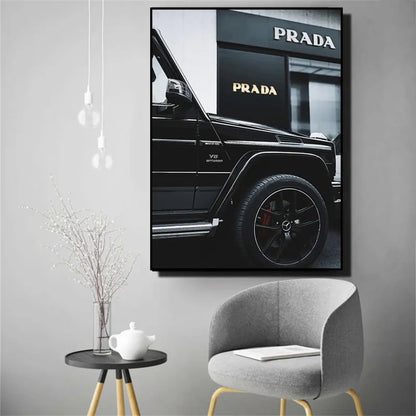 Grafische posters in zwart-wit stijl