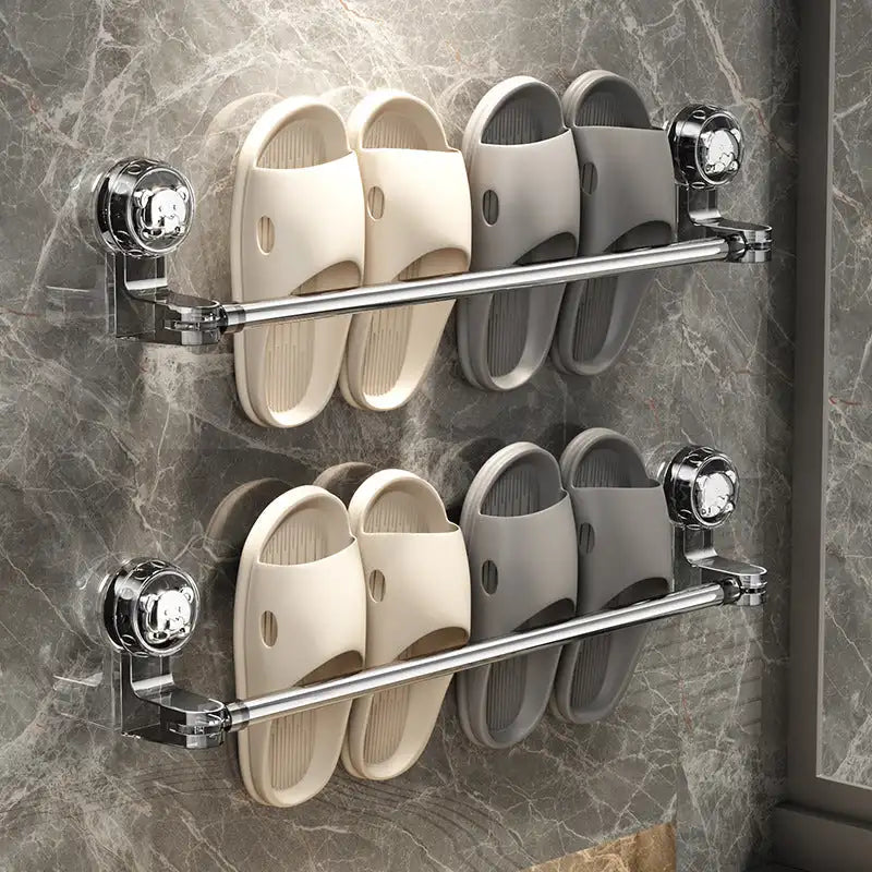 Wandgemonteerd handdoekrek met 3 stangen – Compact en functioneel
