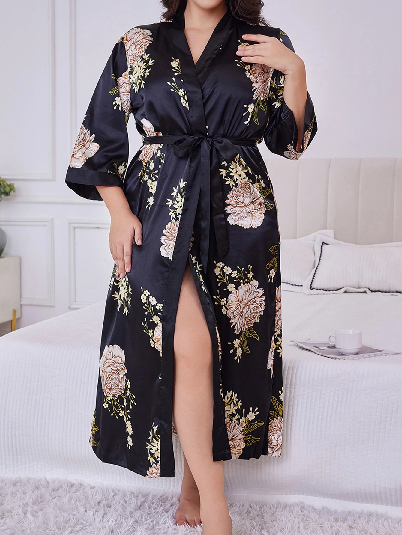 Satijnen ochtendjas dames Hunkemöller roze – Elegant ontwaken