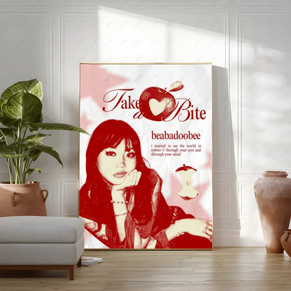 Poster met grafisch ontwerp in kleur