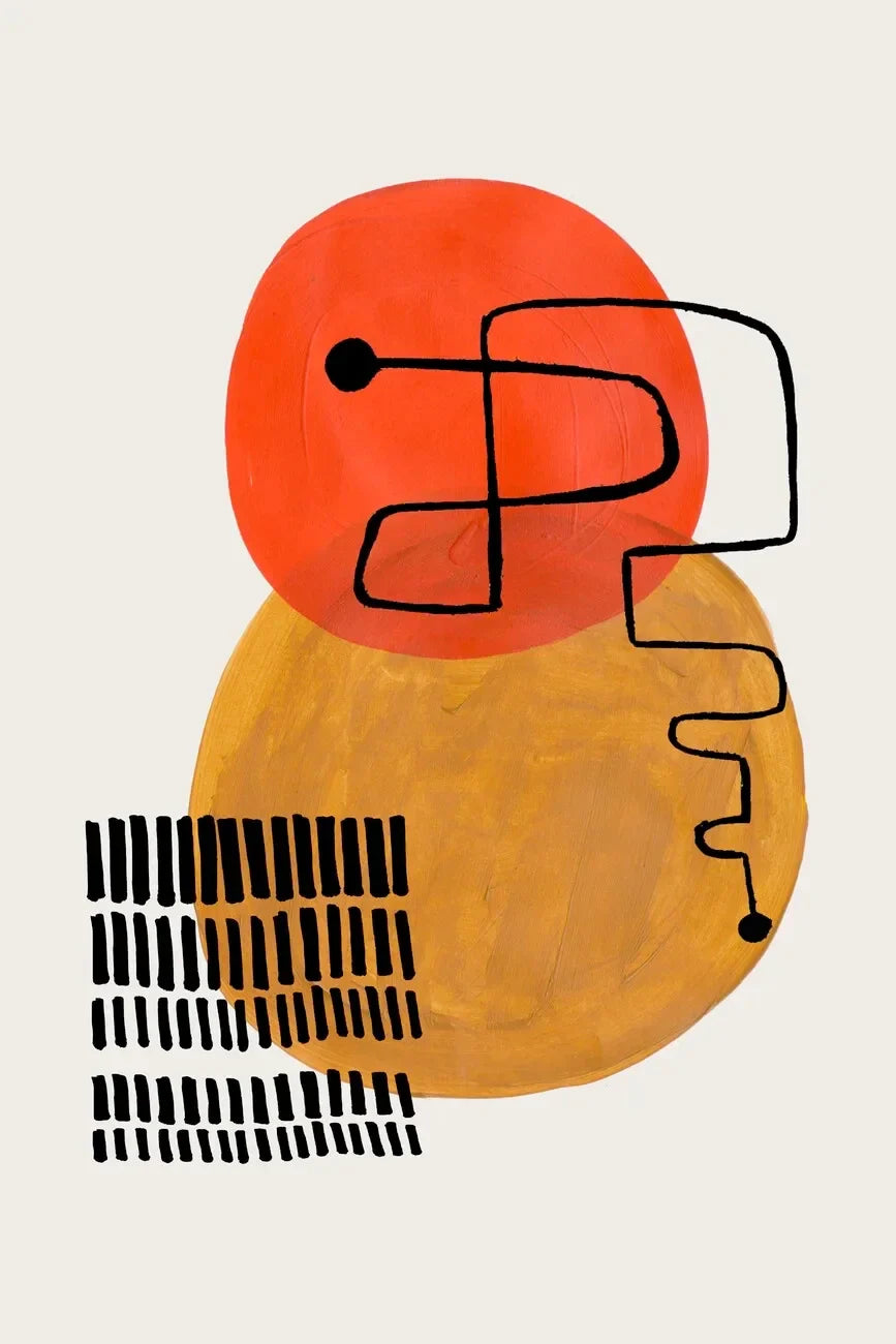 Posters met minimalistische architectuur