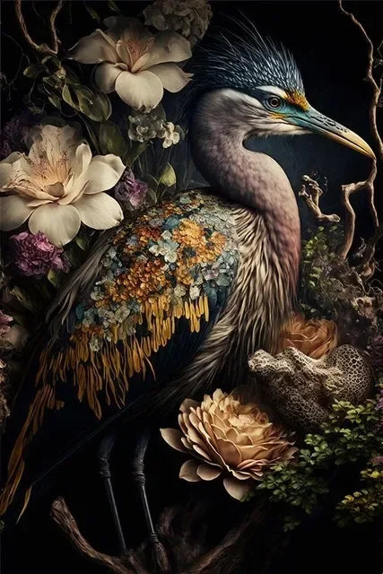 Poster met dieren in zachte kleuren