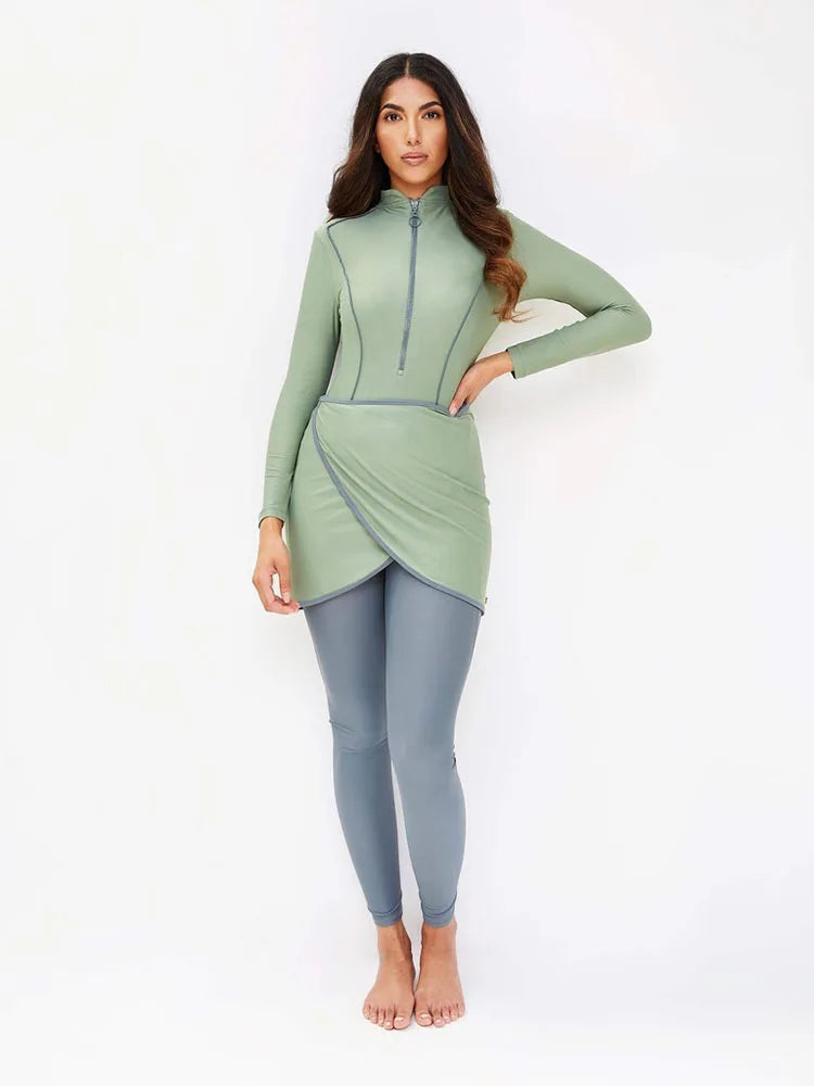 Zwemjurk met elegant patroon – Chic en comfortabel