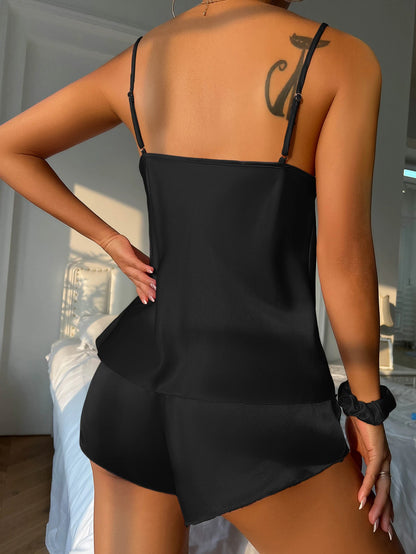 Dames pyjama winter met hoge kraag
