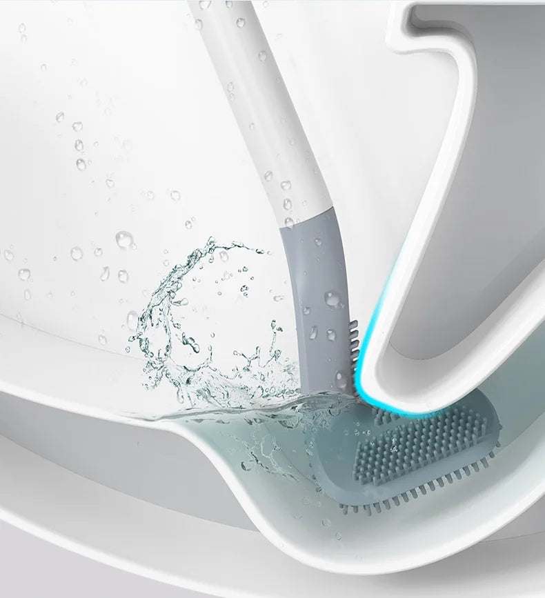 Toiletborstel in RVS houder met matte finish – Luxe afwerking