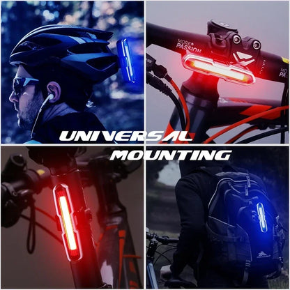 LED fietslamp met universele montageclip