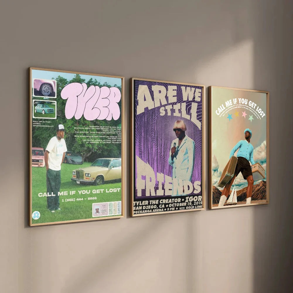 Kinderposters met leuke figuurtjes