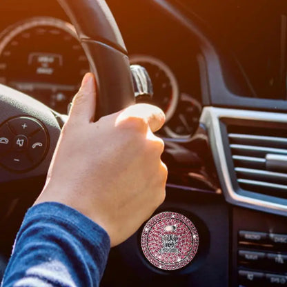 Auto stickers - Sparkling startknop stickers voor unieke uitstraling