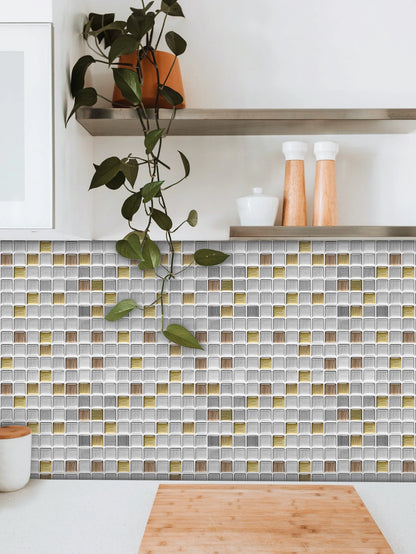 Blauwe mozaiek tegels toilet – Kleur met karakter