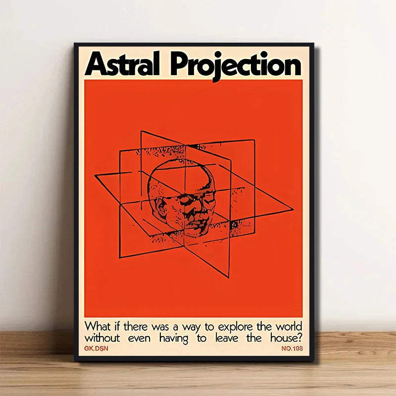 Abstracte poster in neutrale kleuren
