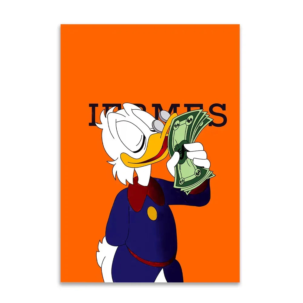 Poster met grafisch ontwerp in kleur