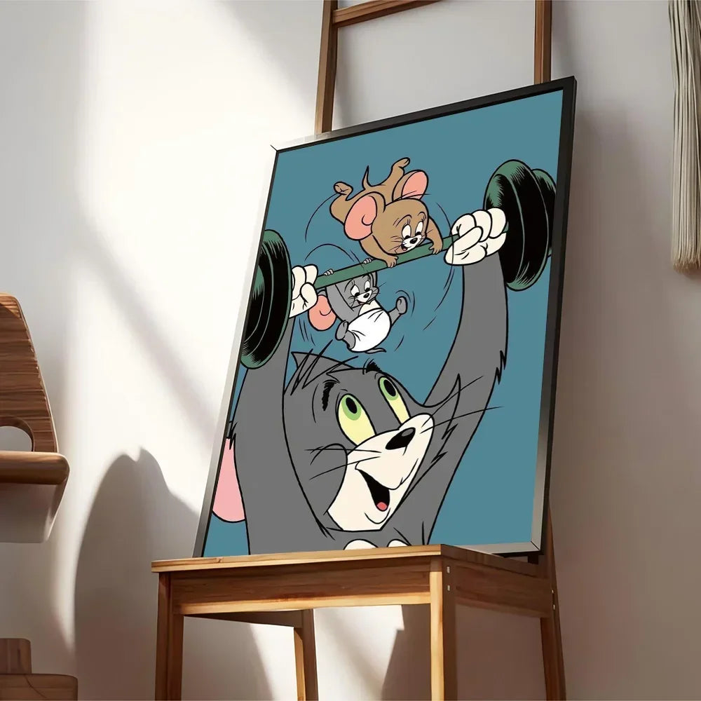 Poster met grafisch ontwerp in kleur