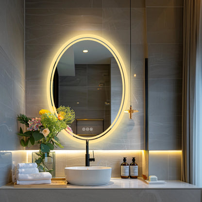 Ronde make-up spiegel met verlichting – Stijlvol en functioneel