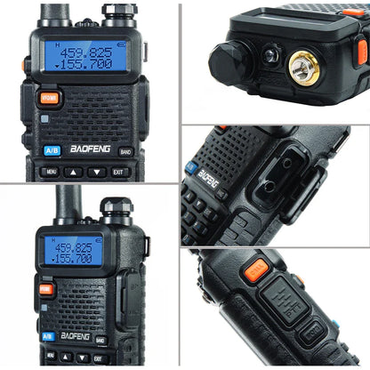 Action walkie talkie met handig draagkoord