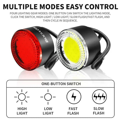LED fietslamp voor sportieve fietsers en forenzen