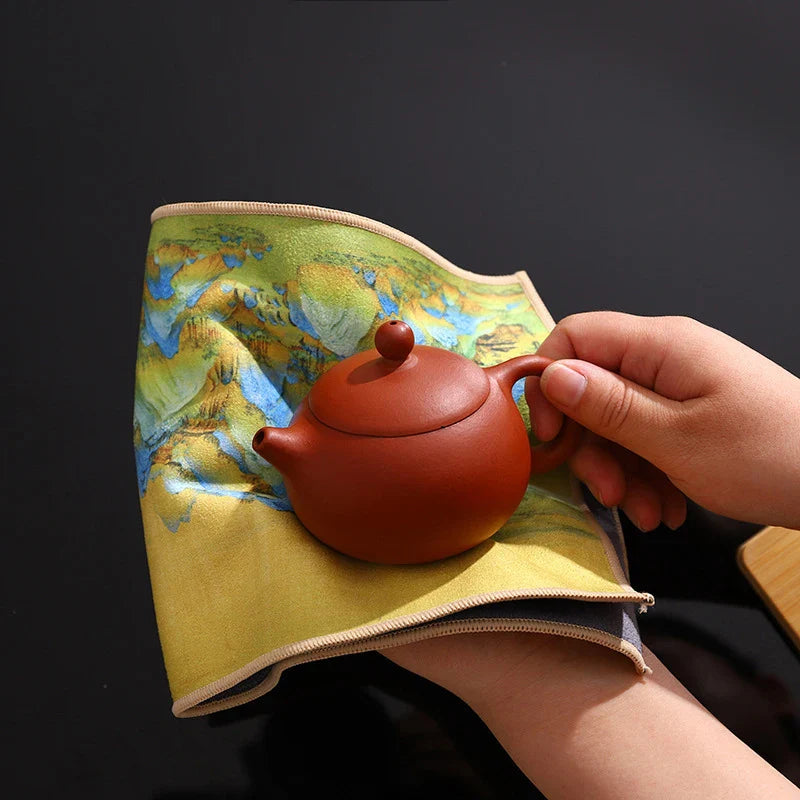 Thee zetten met rustgevende accessoires