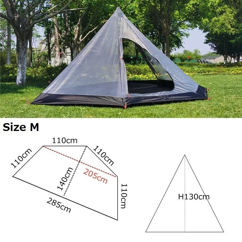 Camping tent voor weekendtrips – Licht en comfortabel