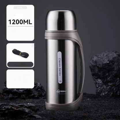 Thermosfles met pushknop – Eenvoudig in gebruik