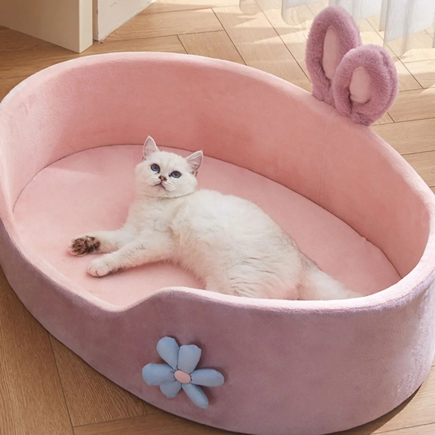 Pluche kattenmand voor grote katten – Warm en knus