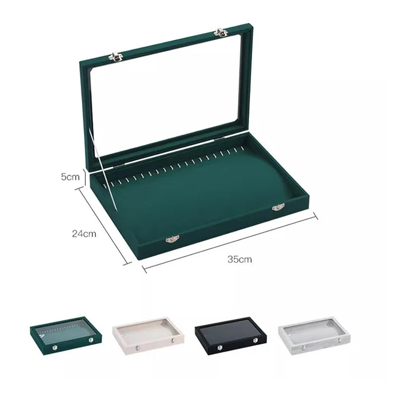 Transparante sieraden organizer – Modern en overzichtelijk