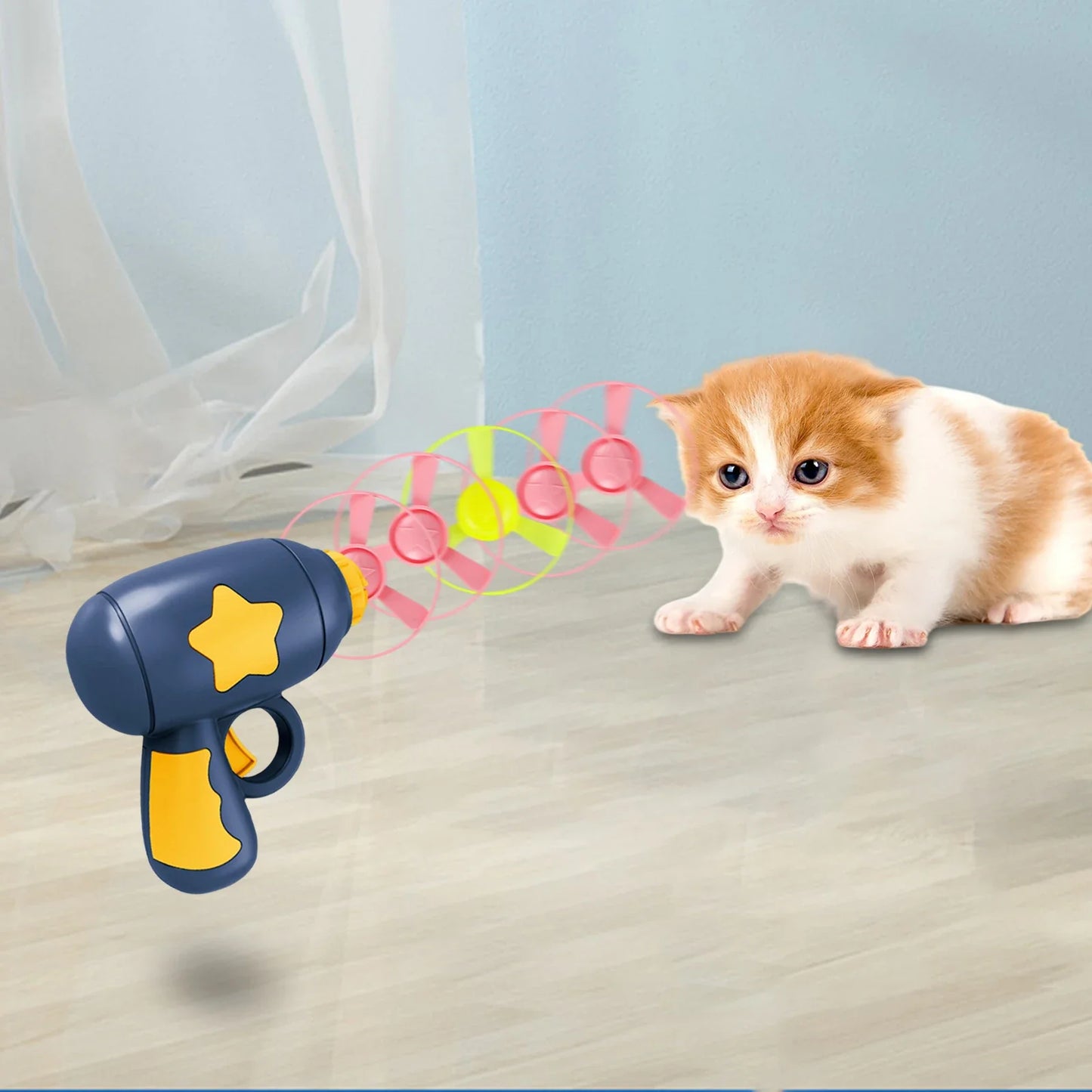 Kattenspeeltjes met veren en balletjes – Multifun