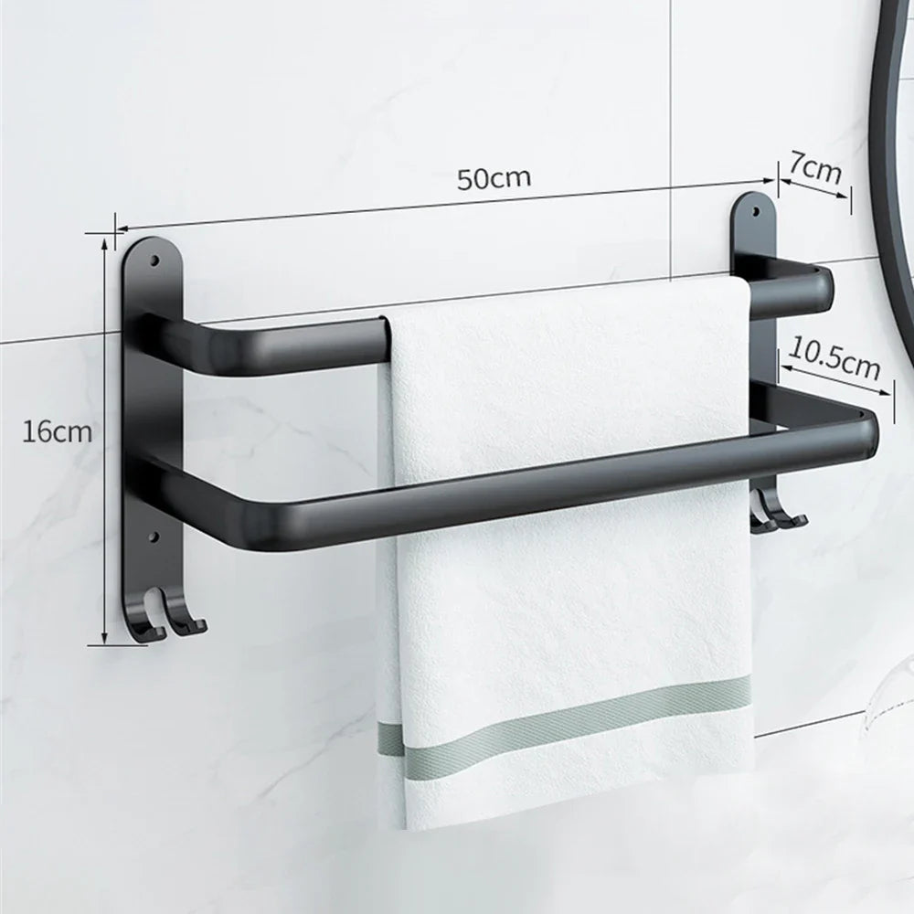 Badkamer handdoekrek design wit – Tijdloze elegantie
