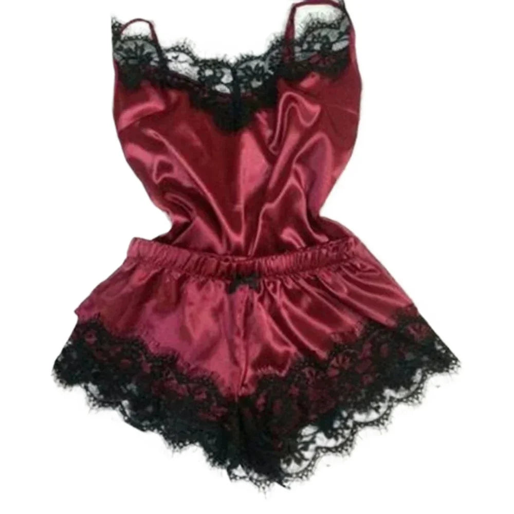Dames pyjama set in trendy kleuren
