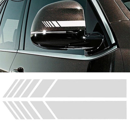 Auto stickers - Stickers for auto met sportieve strepen voor een unieke look