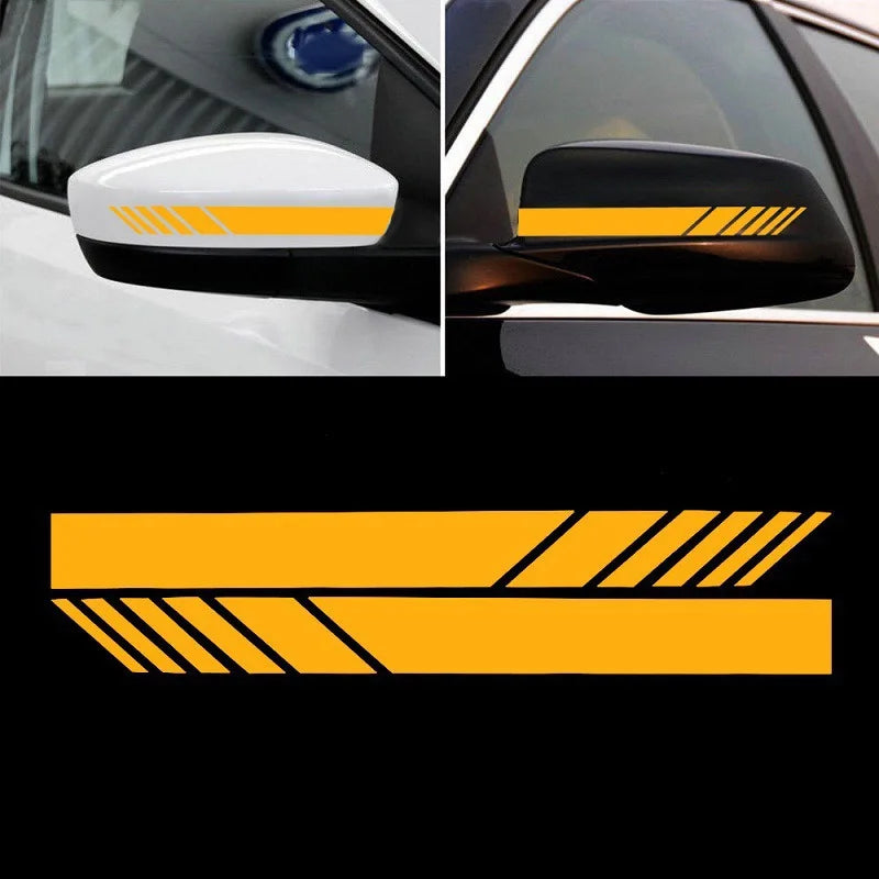 Auto stickers - Stickers for auto met sportieve strepen voor een unieke look