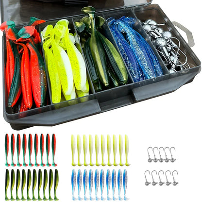 Soft kunstaas voor dropshot en Texas rig