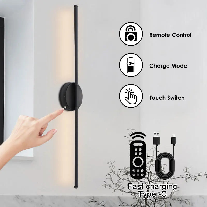 Wandlamp met batterijvoeding – Geen stopcontact nodig