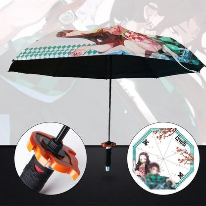 Stormproof paraplu met versterkte baleinen