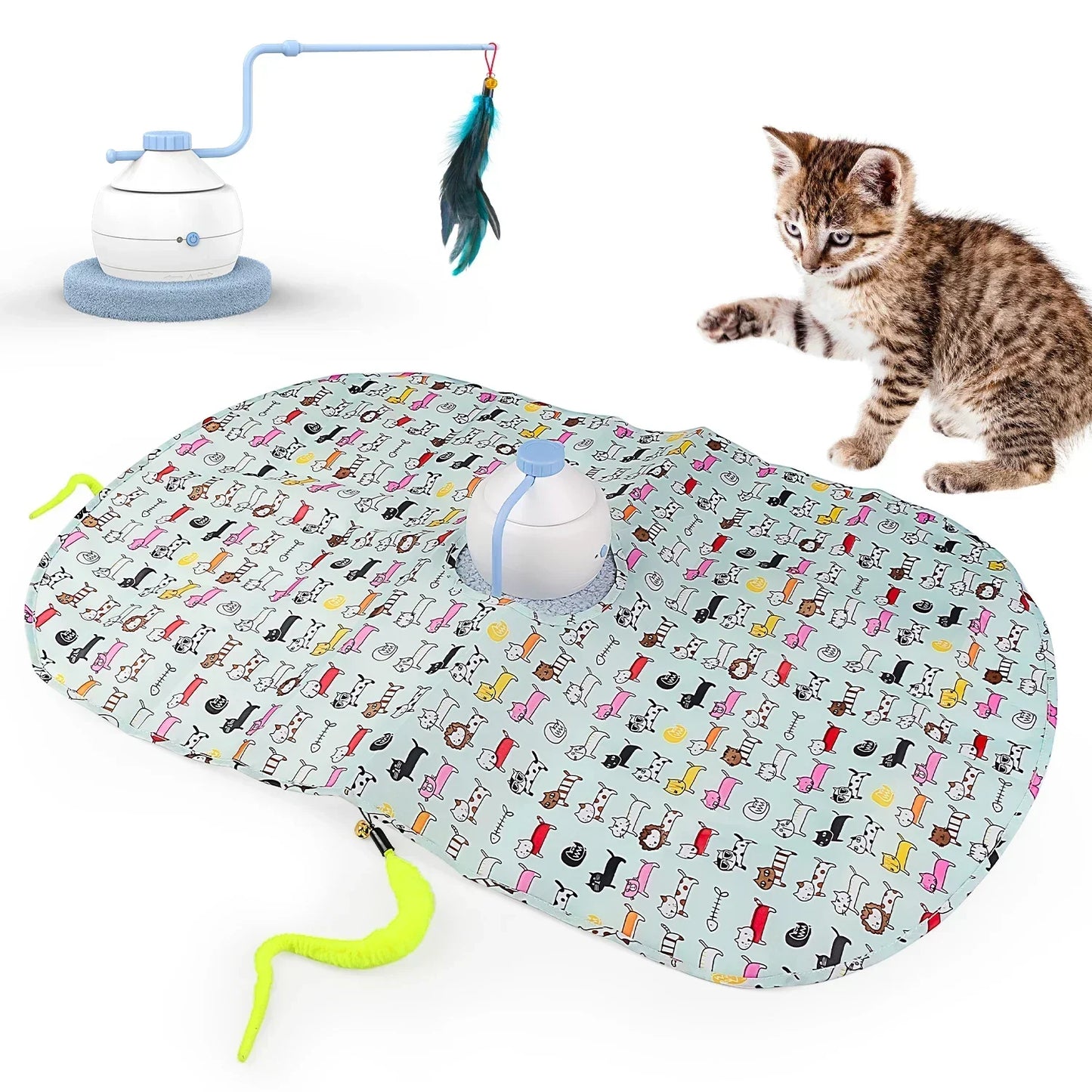 Kattenspeeltje met veerstaart – Onweerstaanbaar