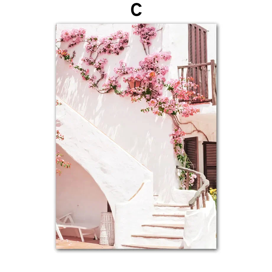Poster met botanisch motief