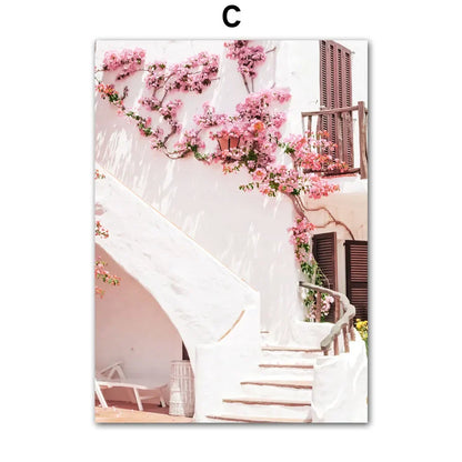 Poster met botanisch motief