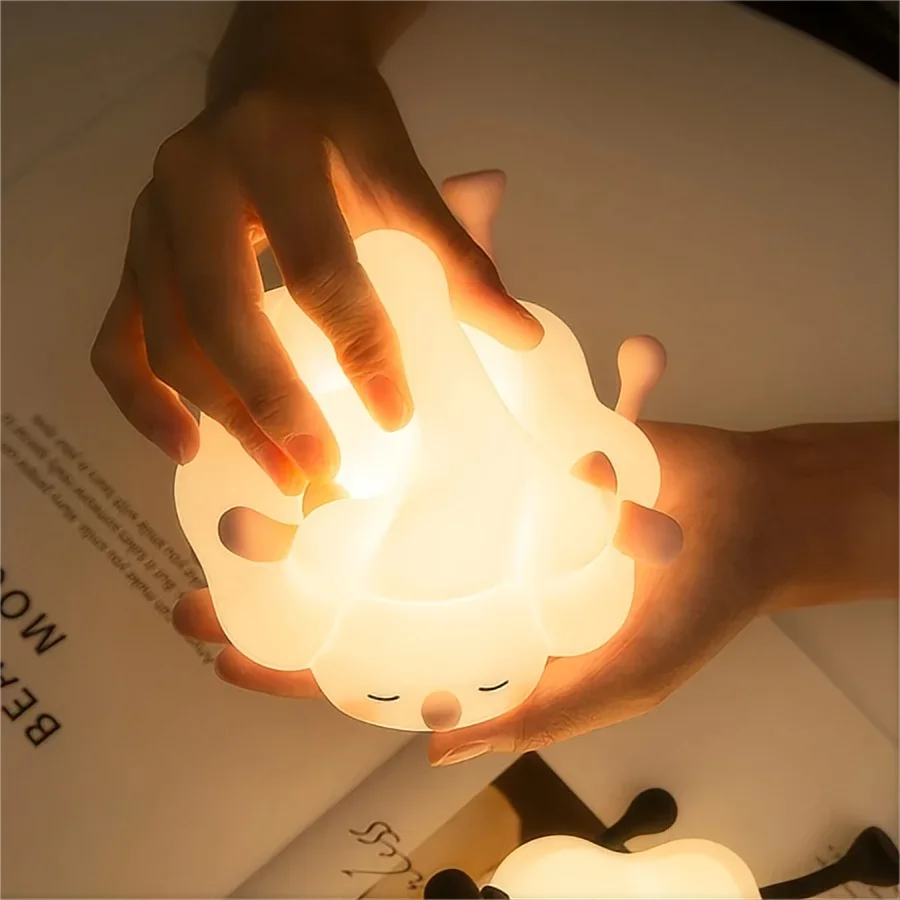 Lampje voor nachtkast in warme tinten – Gezellig licht