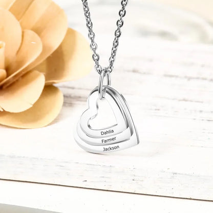 Liefdevolle gepersonaliseerde ketting voor partners