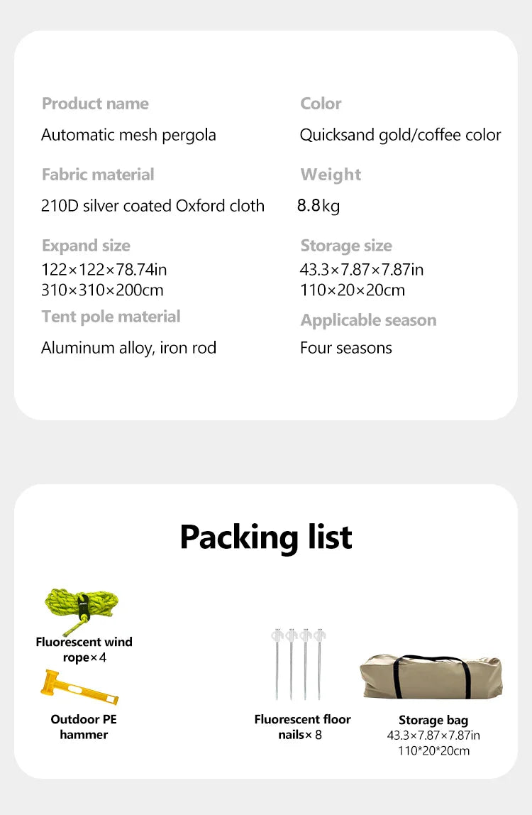 Pop up tent Lidl snel klaar – Opzetten in 2 minuten