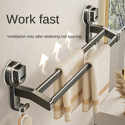 IKEA dubbel handdoekrek – Extra ophangmogelijkheden