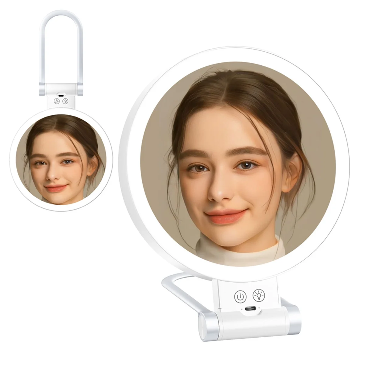 LED make-up spiegel met warm en koud licht – Instelbare kleurtemperatuur