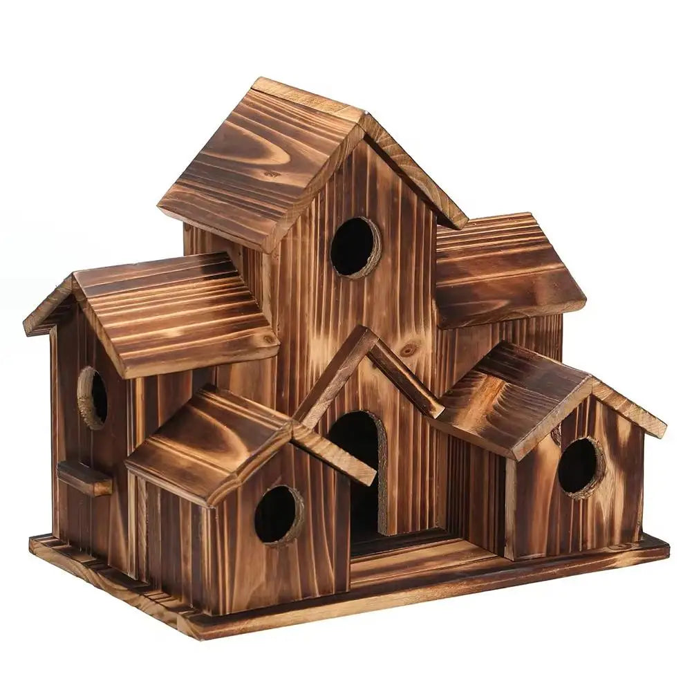 Vogelhuisje met zitstok – Voor makkelijk landen