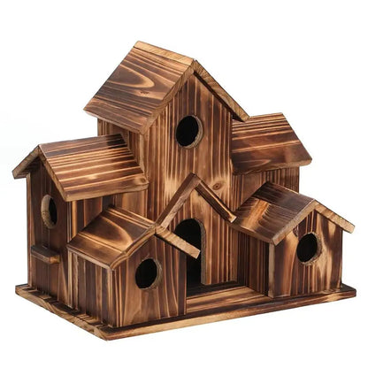 Vogelhuisje met zitstok – Voor makkelijk landen
