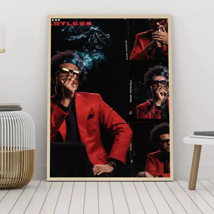 Stadsposter met skyline design